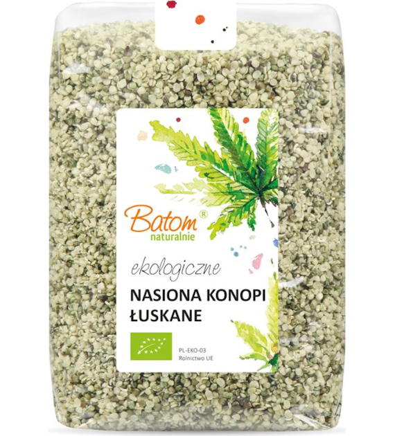 Konopie nasiona łuskane 1kg BATOM BIO