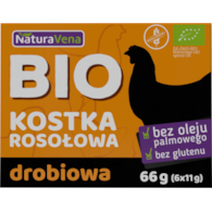 Kostki rosołowe / Bulion drobiowy bezglutenowy 6szt. NATURAVENA BIO
