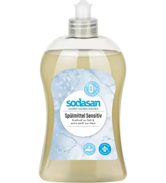 Płyn do mycia naczyń delikatny 500ml SODASAN