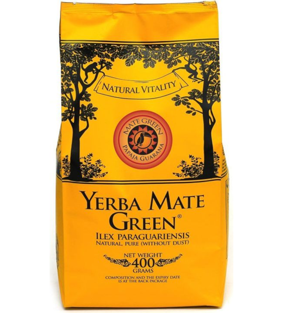 Yerba Mate Papaja Guarana 400g MATE GREEN - najlepiej spożyć przed: 30.03.2028