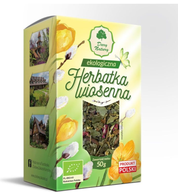 Herbatka Wiosenna 50g DARY NATURY BIO
