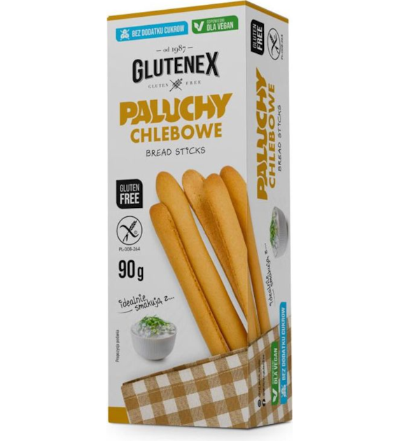 Paluchy chlebowe bezgutenowe 90g GLUTENEX