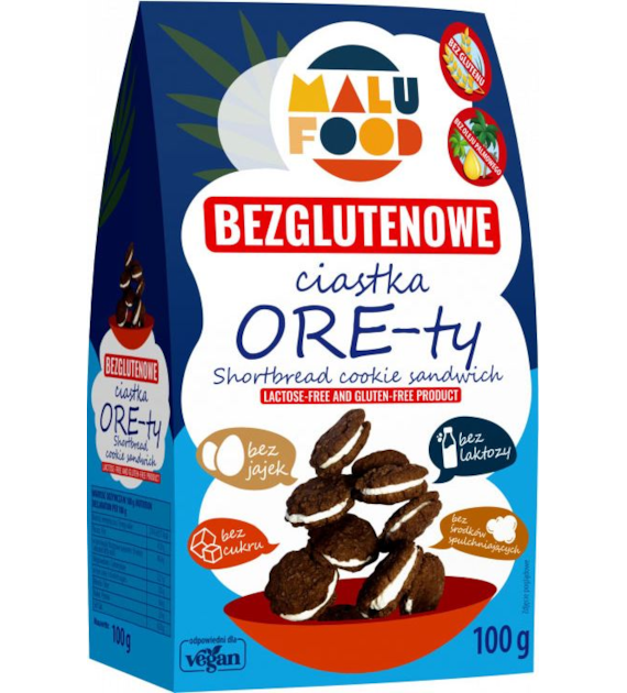 Ciastka ORE-TY śmietankowe kruche 100g MALUFOOD