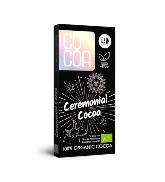 Kakao ceremonialne czekolada gorzka 100% 50g COCOA BIO