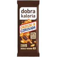 Baton daktylowy Orzeszki & czekolada bez cukru 35g DOBRA KALORIA