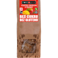 Ciastka owsiane z mango bez cukru 150g PURE&GOOD