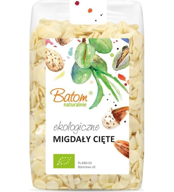 Migdały płatki cięte 1kg BATOM BIO
