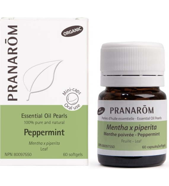 Kapsułki Mięta Mentha x piperita 60szt. PRANARÔM BIO - suplement diety