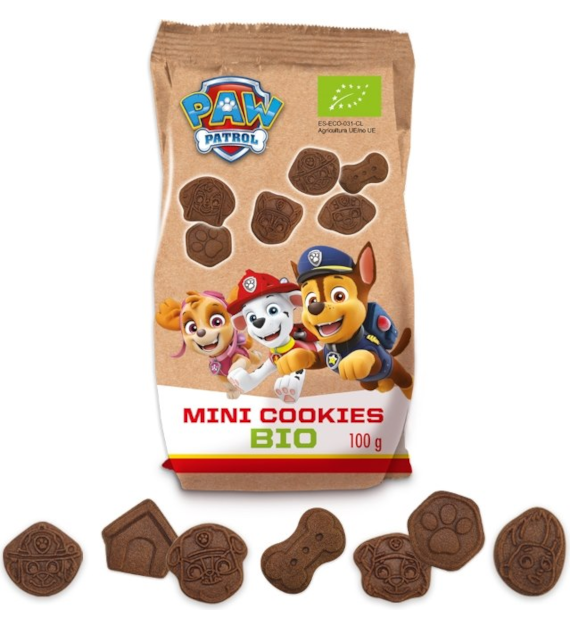 Ciasteczka kakaowe dla dzieci Psi patrol 100g T&U BIO