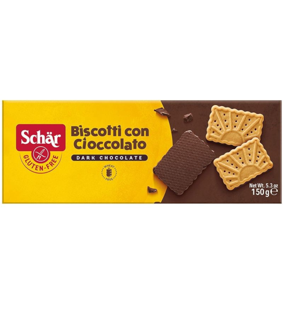 Herbatniki z czekoladą bezglutenowe 150g SCHAR