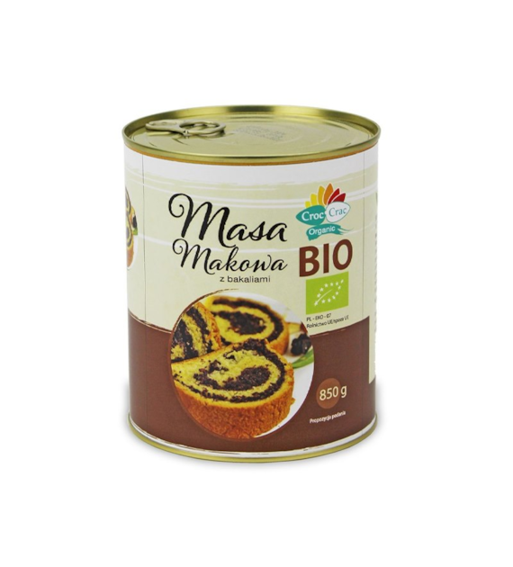 Masa makowa z bakaliami 850g CROC-CRAC BIO