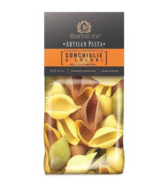 Makaron pszenny pięciosmakowy muszle NR 2 300 g BARTOLINI