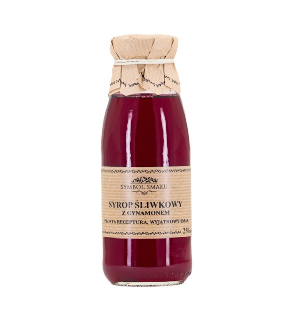Syrop śliwkowy z cynamonem 250ml SYMBOL SMAKU