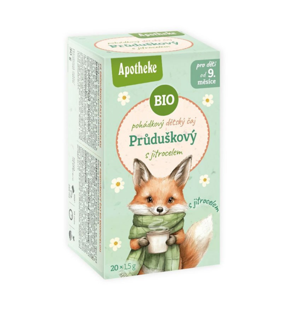 Herbatka dla dzieci Bajkowa liść babki dzika róża ekspres 20T APOTHEKE BIO