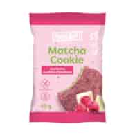 Miękkie ciasteczko owsiane Matcha z malinami i białą czekoladą bez cukru 45g FRANK&OLI