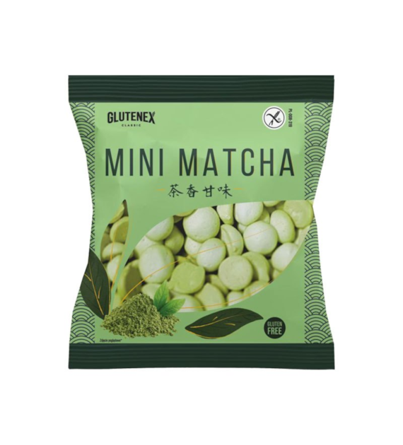 Biszkopty Mini z matcha bezglutenowe 60g GLUTENEX