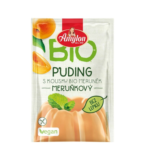 Budyń morelowy 40g AMYLON BIO