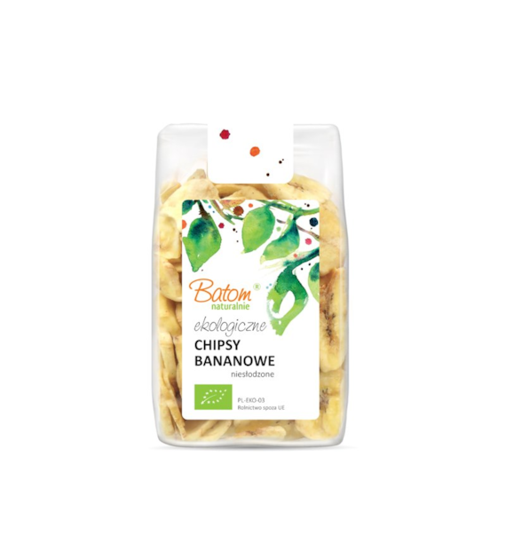 Chipsy bananowe niesłodzone 100g BATOM BIO