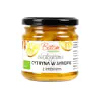 Cytryna z imbirem w syropie 220g BATOM BIO