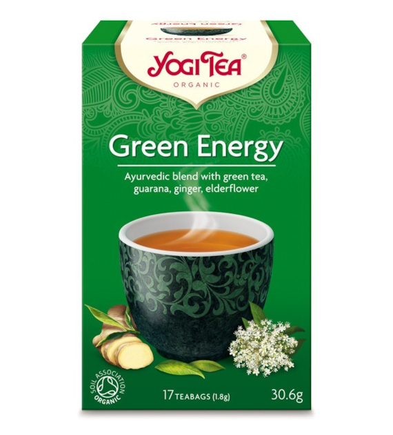 Herbata Green Energy zielona ekspres 17T YOGI TEA BIO