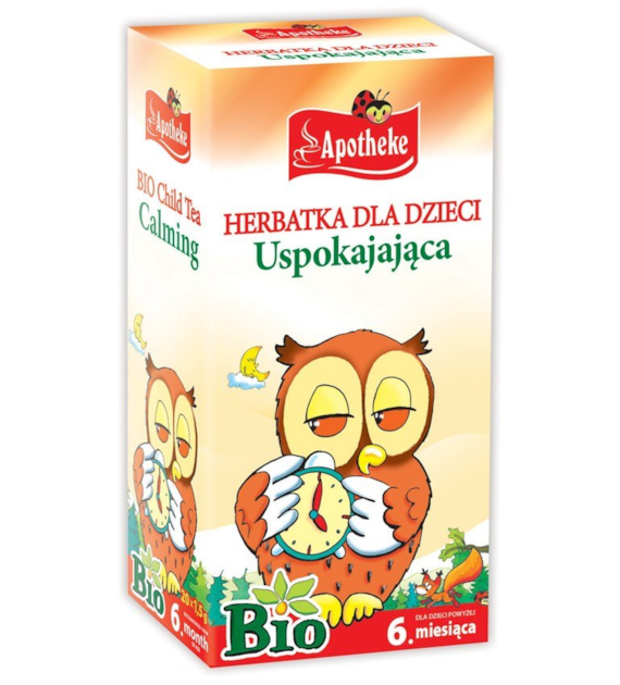 Herbatka dla dzieci uspokajająca ekspres 20T APOTHEKE BIO