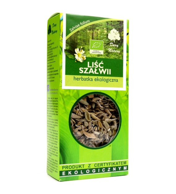 Herbatka Szałwia liść 25g DARY NATURY BIO