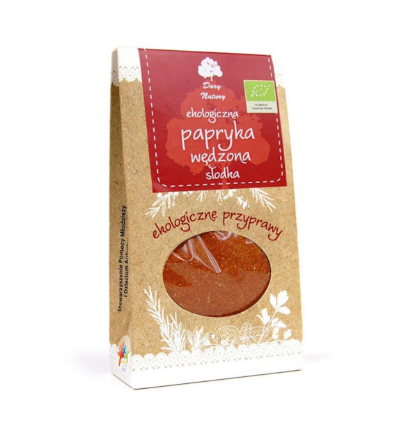 Papryka słodka wędzona 50g DARY NATURY BIO