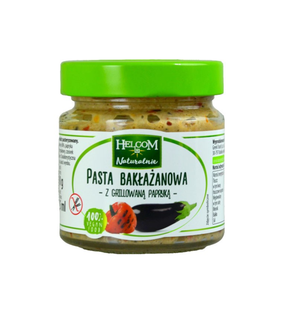 Pasta bakłażanowa z grillowaną papryką 190g HELCOM