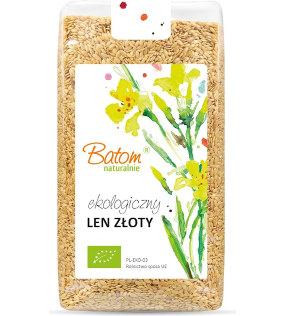 Siemię lniane złote 500g BATOM BIO