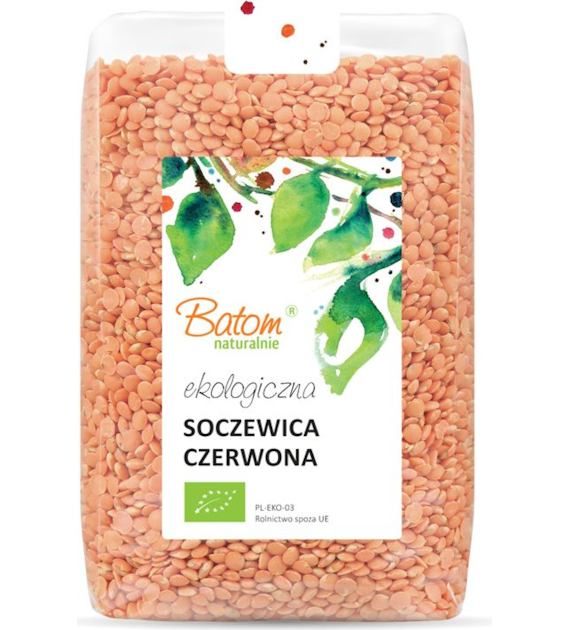 Soczewica czerwona 1kg BATOM BIO