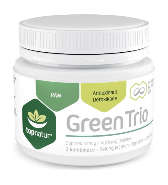Spirulina chlorella zielony jęczmień Green Trio tabletki 180szt. TOPNATUR