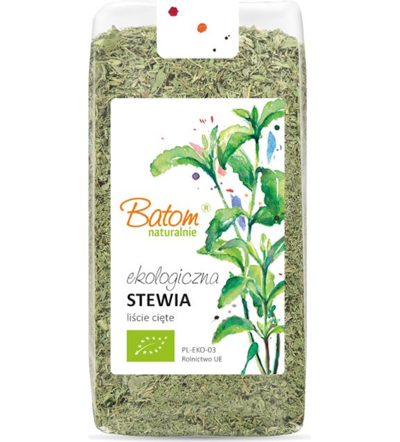 Stewia liście suszone cięte 80g BATOM BIO