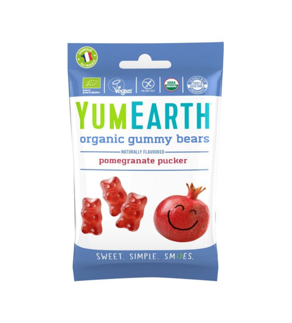 Żelki owocowe o smaku granatu 50g YUMEARTH BIO