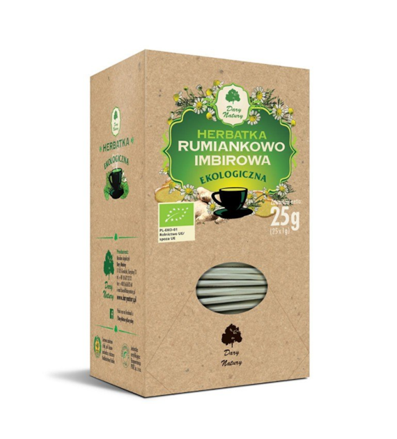 Herbatka rumiankowo- imbirowa 25T DARY NATURY BIO