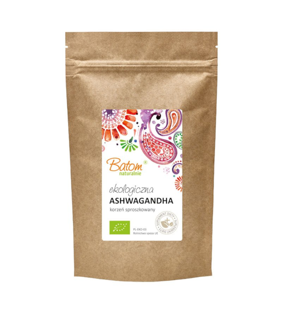 Ashwagandha proszek 300 g BATOM BIO - suplement diety