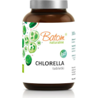 Chlorella 400mg tabletki słoik 300szt. BATOM BIO - suplement diety