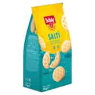 Krakersy z solą morską okrągłe bezglutenowe 175g SCHAR