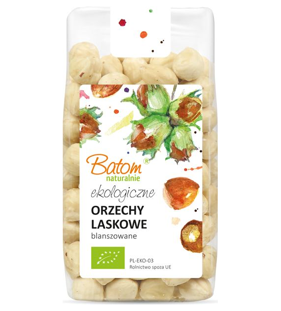 Orzechy laskowe blanszowane 125g BATOM BIO