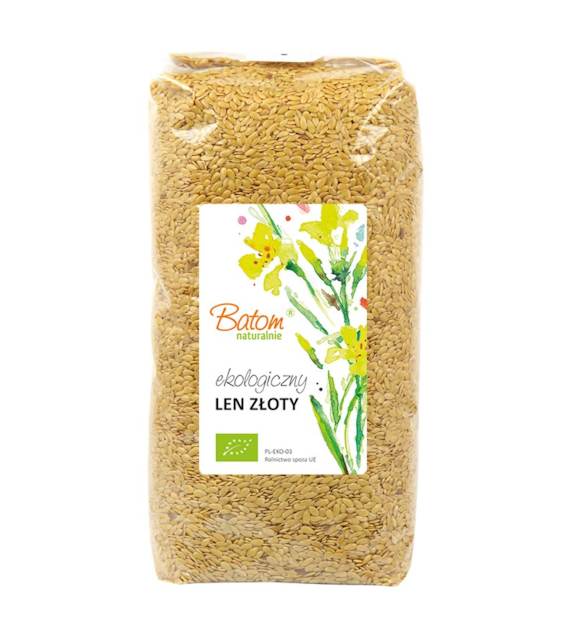 Siemię lniane złote 1kg BATOM BIO