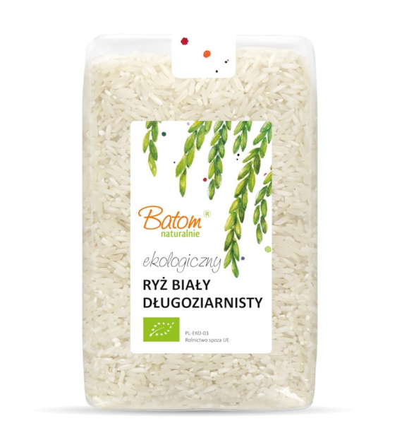 Ryż biały długoziarnisty 1kg BATOM BIO