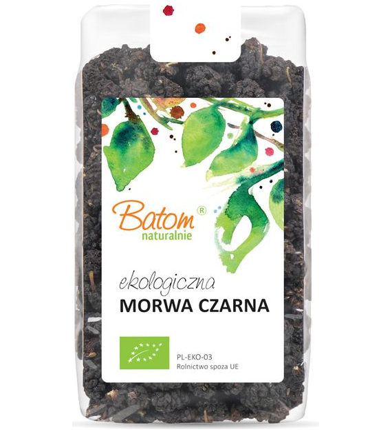 Morwa czarna suszona 125g BATOM BIO