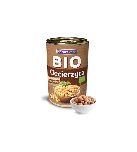 Ciecierzyca konserwowa puszka 400g NATURAVENA BIO