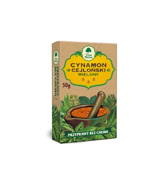 Cynamon cejloński mielony 50g DARY NATURY