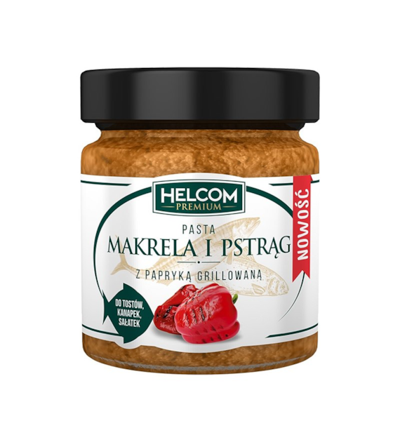Pasta makrela + pstrąg + grillowana papryka 180g HELCOM