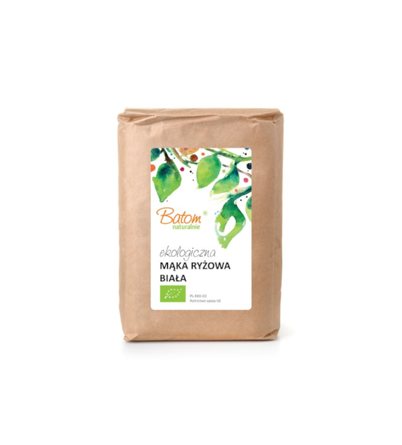 Mąka ryżowa biała 500g BATOM BIO