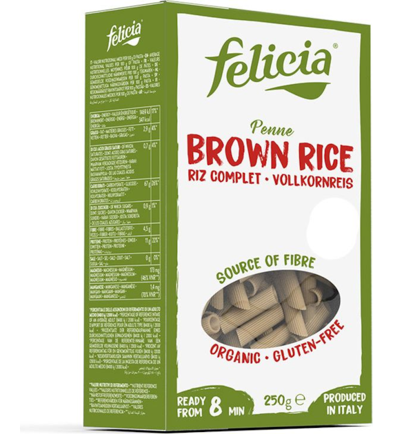 Makaron ryżowy penne rurki bezglutenowy 250g FELICIA BIO