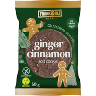 Miękkie ciasteczko Christmas Imbir & Cynamon bez cukru 50g FRANK&OLI