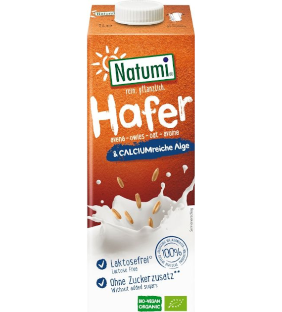 Napój owsiany z wapniem bez cukru 1l NATUMI BIO