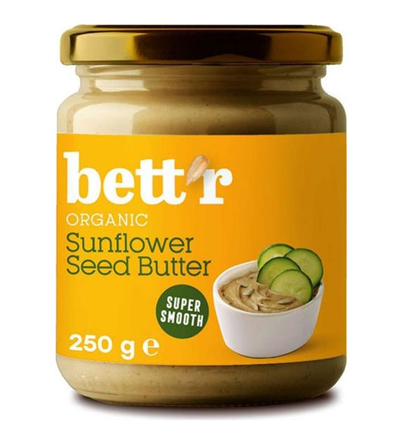 Masło słonecznikowe 100% 250g BETTR BIO