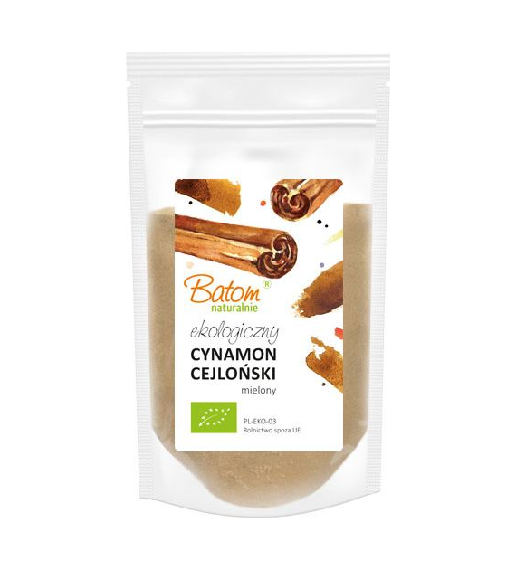 Cynamon cejloński mielony 125g BATOM BIO
